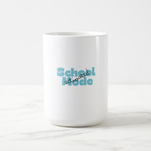 Taza De Café Modo escolar: Mug activado - Perfecto para todos