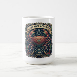 Taza De Café Modo Fiesta Activado Manga Larga