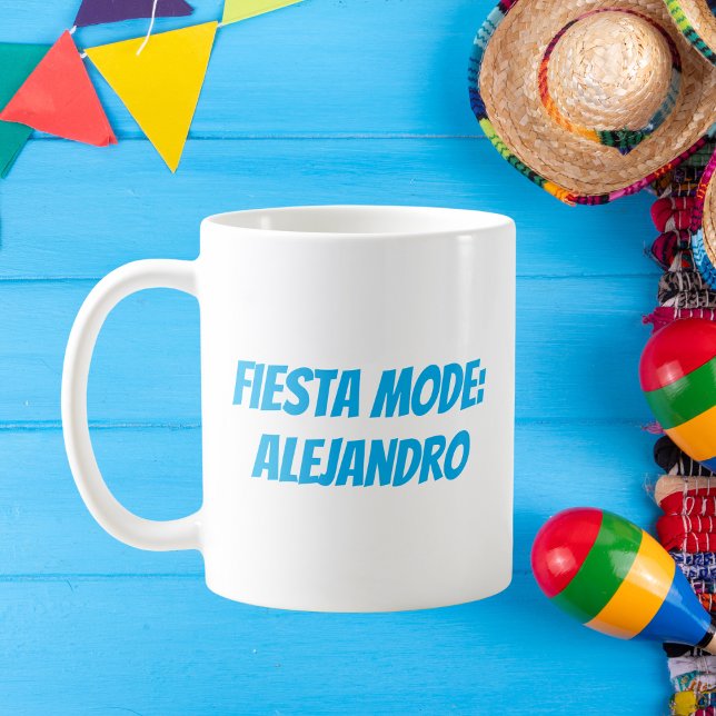 Taza De Café Modo Fiesta Personalizado Cinco de Mayo (Subido por el creador)