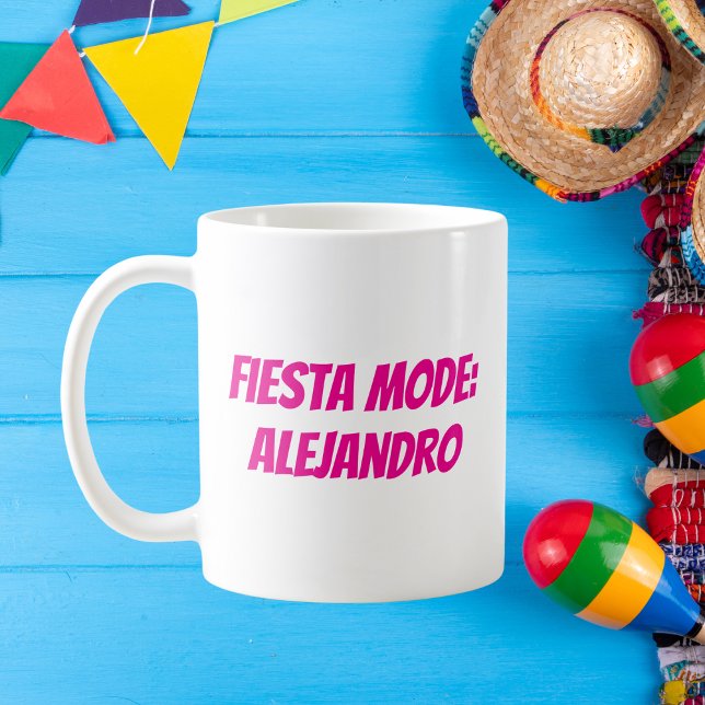 Taza De Café Modo Fiesta Personalizado Cinco de Mayo (Subido por el creador)