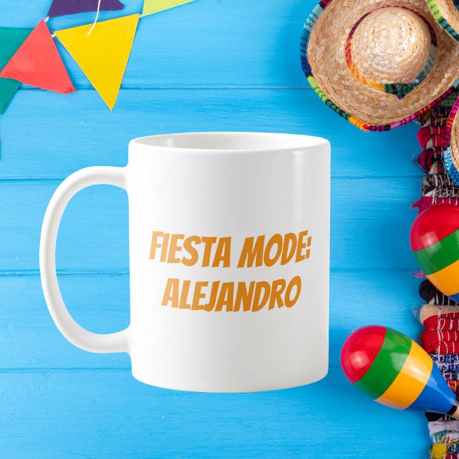 Taza De Café Modo Fiesta Personalizado Cinco de Mayo (Subido por el creador)