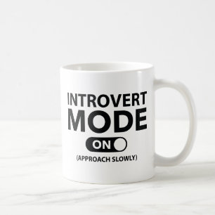 Taza De Café Modo Introvertido activado