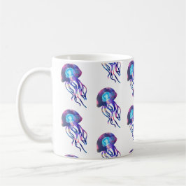 Taza De Café Modo Jellyfish Patterado
