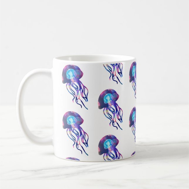 Taza De Café Modo Jellyfish Patterado (Izquierda)