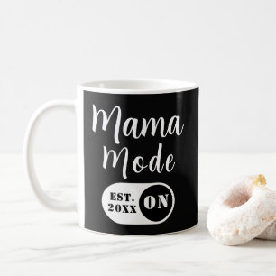 Taza De Café Modo Mamá ACTIVADO, Regalo personalizado para mamá