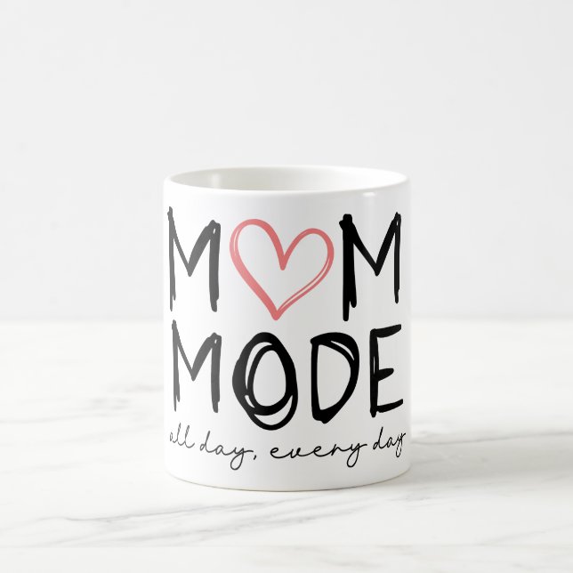 Taza De Café Modo Mamá Todo el Día  (Centro)