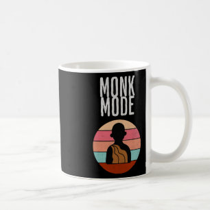 Taza De Café Modo Monje, Zen y Yoga, Meditación, budista, Retro