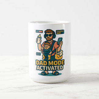 Taza De Café Modo Papá Activado - Estilo de Crianza para Jugado