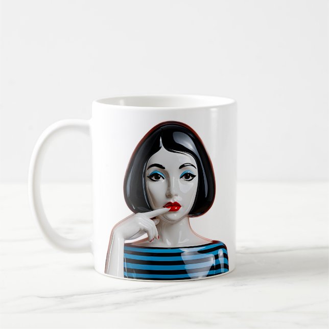 Taza De Café Modo pop parisino (Izquierda)