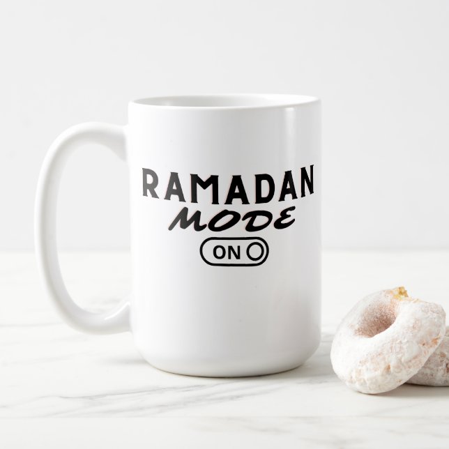 Taza De Café Modo Ramadán ON -2023- Café Mug (Con donut)
