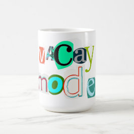 Taza De Café Modo retro de vacaciones