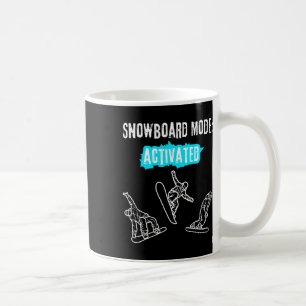 Taza De Café Modo Snowboard activado