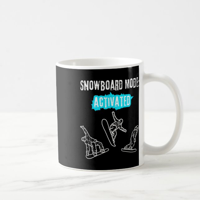 Taza De Café Modo Snowboard activado (Derecha)
