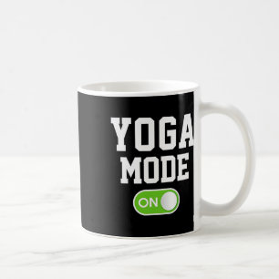 Taza De Café Modo Yoga Activado Divertida Yogini Yogi