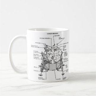 Taza De Café Módulo lunar del Lander de la NASA Apolo 11