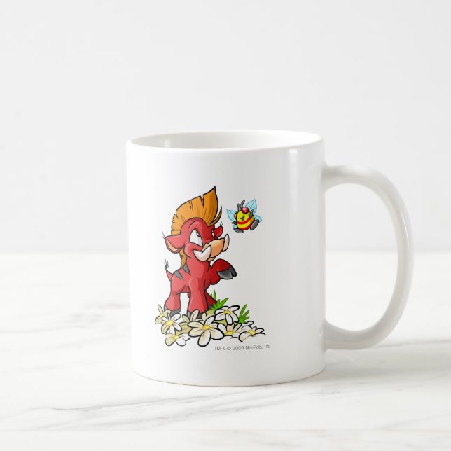 Taza De Café Moehog rojo y zumbido (Derecha)
