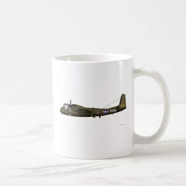 Taza De Café Mohawk de Grumman OV-1 (Derecha)