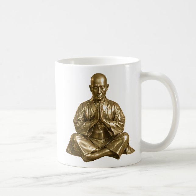 Taza De Café Moine bouddhiste sagesse (Derecha)