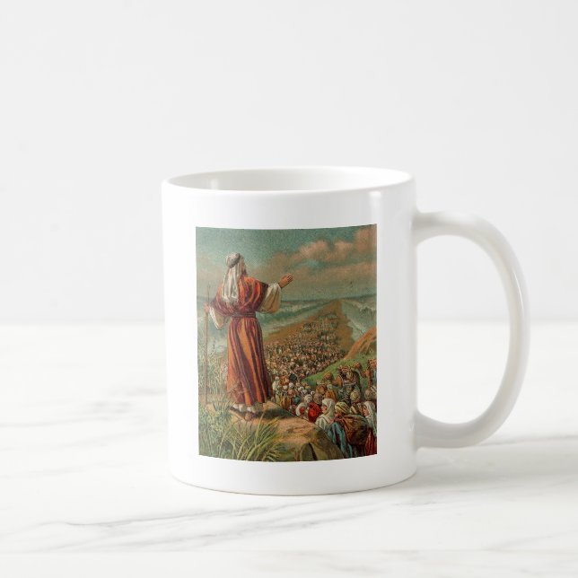 Taza De Café Moisés partes del mar Rojo (Derecha)