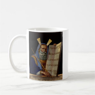Taza De Café Moisés y las Tablas de la Ley Arte