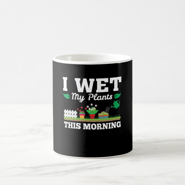 Taza De Café Moje mi cultivar un huerto divertido de la mañana (Centro)