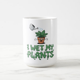 Taza De Café Mojé mis plantas - Gracioso diseño de jardinería