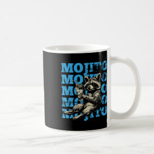 Taza De Café Mojito Raccoon Day Beber Feral Beach Holiday Ta