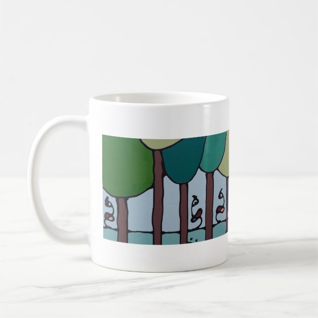 Taza De Café Mok - Ducks between the trees (Izquierda)