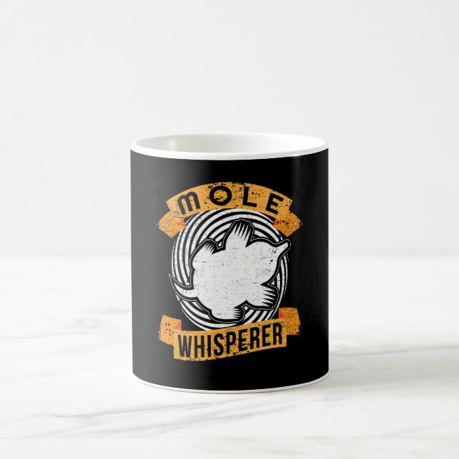Taza De Café Mole Whisperer Cute Garden Gardener Mole (Centro)