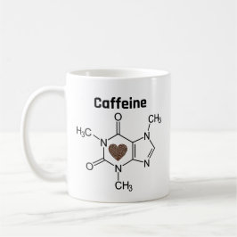 Taza De Café Molécula cafeína