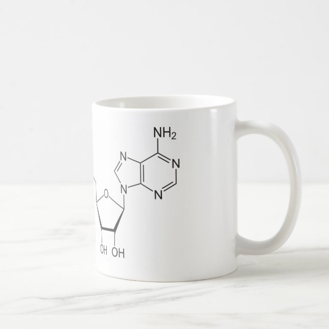 Taza De Café Molécula del ATP (Derecha)