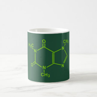 Taza De Café Molécula del cafeína