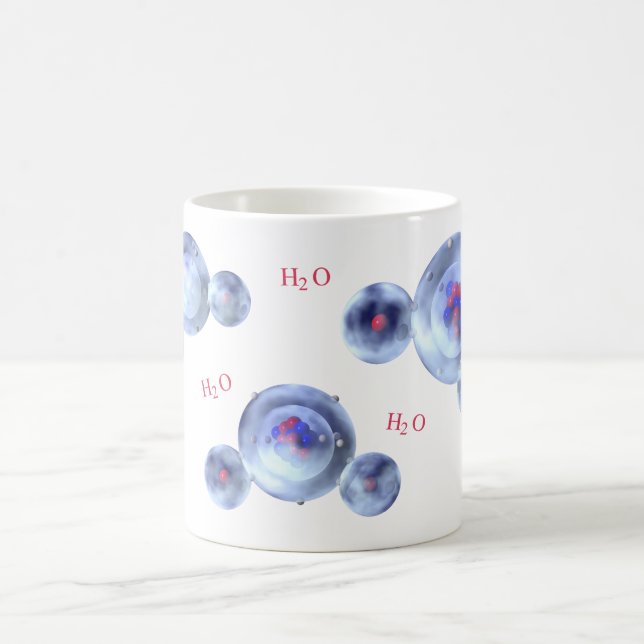 Taza De Café Moléculas de agua (Centro)