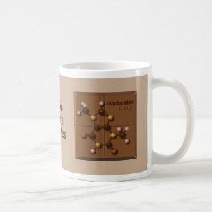 Taza De Café Moléculas de café y chocolate 11 oz Mug