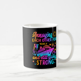 Taza De Café Molestándose el uno al otro durante 14 años aniver