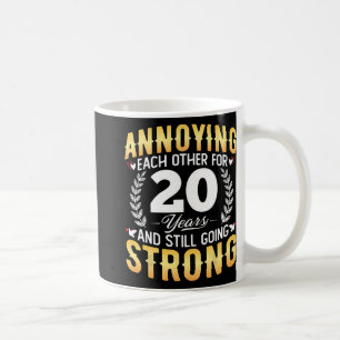 Taza De Café Molestándose mutuamente durante 20 años - 20° Boda