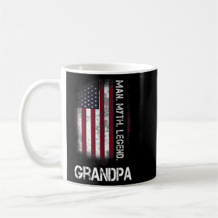 Taza De Café Molestias Abuelo Hombre Leyenda de Mito Abuelo Vin