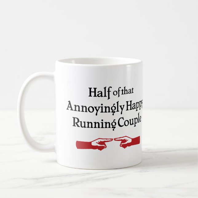 Taza De Café Molesto Pareja en Ejecución (Izquierda)
