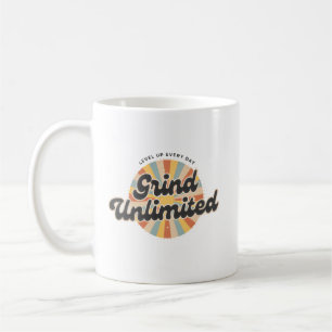 Taza De Café Molienda Ilimitada Motivación de Gamer