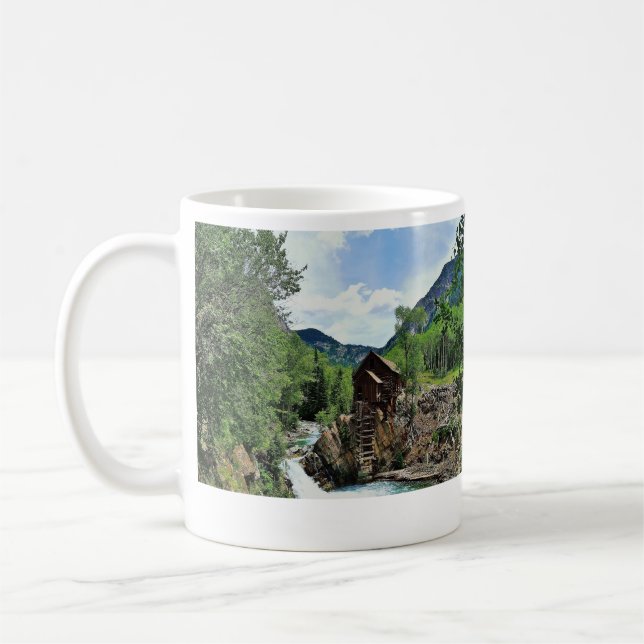 Taza De Café Molino cristalino Colorado (Izquierda)