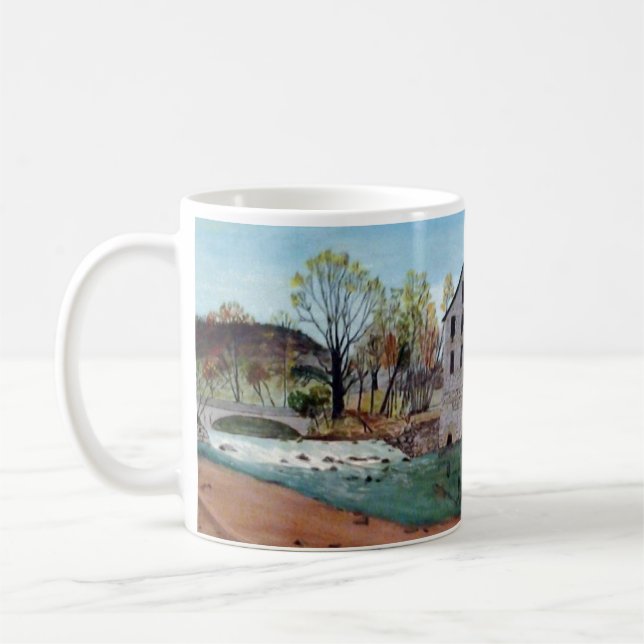 Taza De Café Molino de Graysville - la pintura del abuelo (Izquierda)