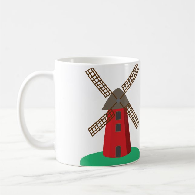 Taza De Café Molino de viento (Izquierda)