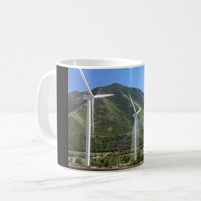 Taza De Café Molino de viento (Anverso izquierdo)
