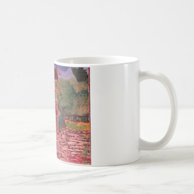 Taza De Café Molino de viento de la capilla del lago (Derecha)