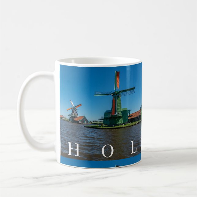 Taza De Café Molinos de viento en holanda (Izquierda)