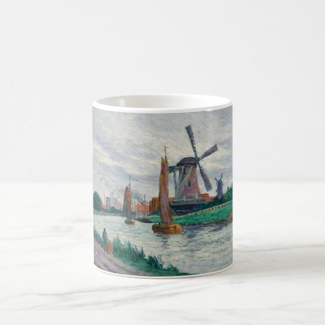 Taza De Café Molinos de viento en Holanda (Países Bajos) (Centro)
