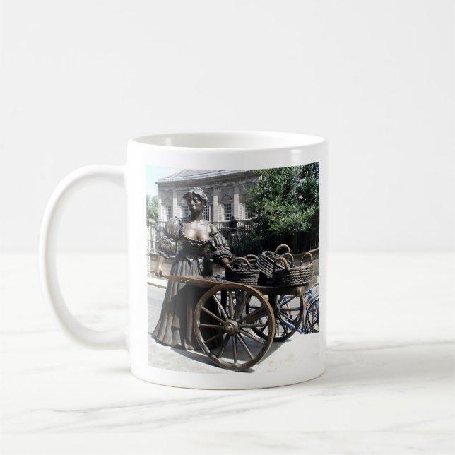 Taza De Café Molly Malone y Wheelbarrow Ireland Mug (Izquierda)