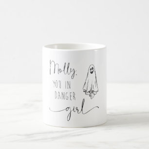 Taza De Café Molly tú en peligro chica fango fantasma