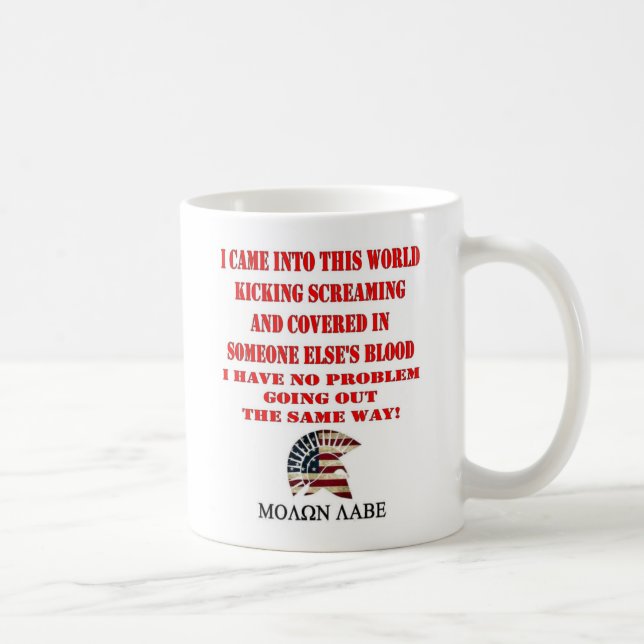 TAZA DE CAFÉ MOLON LABE (Derecha)