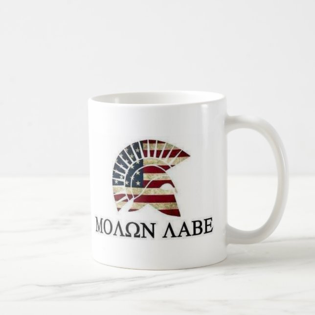 TAZA DE CAFÉ MOLON LABE (Derecha)